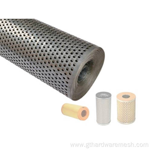 Perforated bucket metal mesh perforated mesh filter